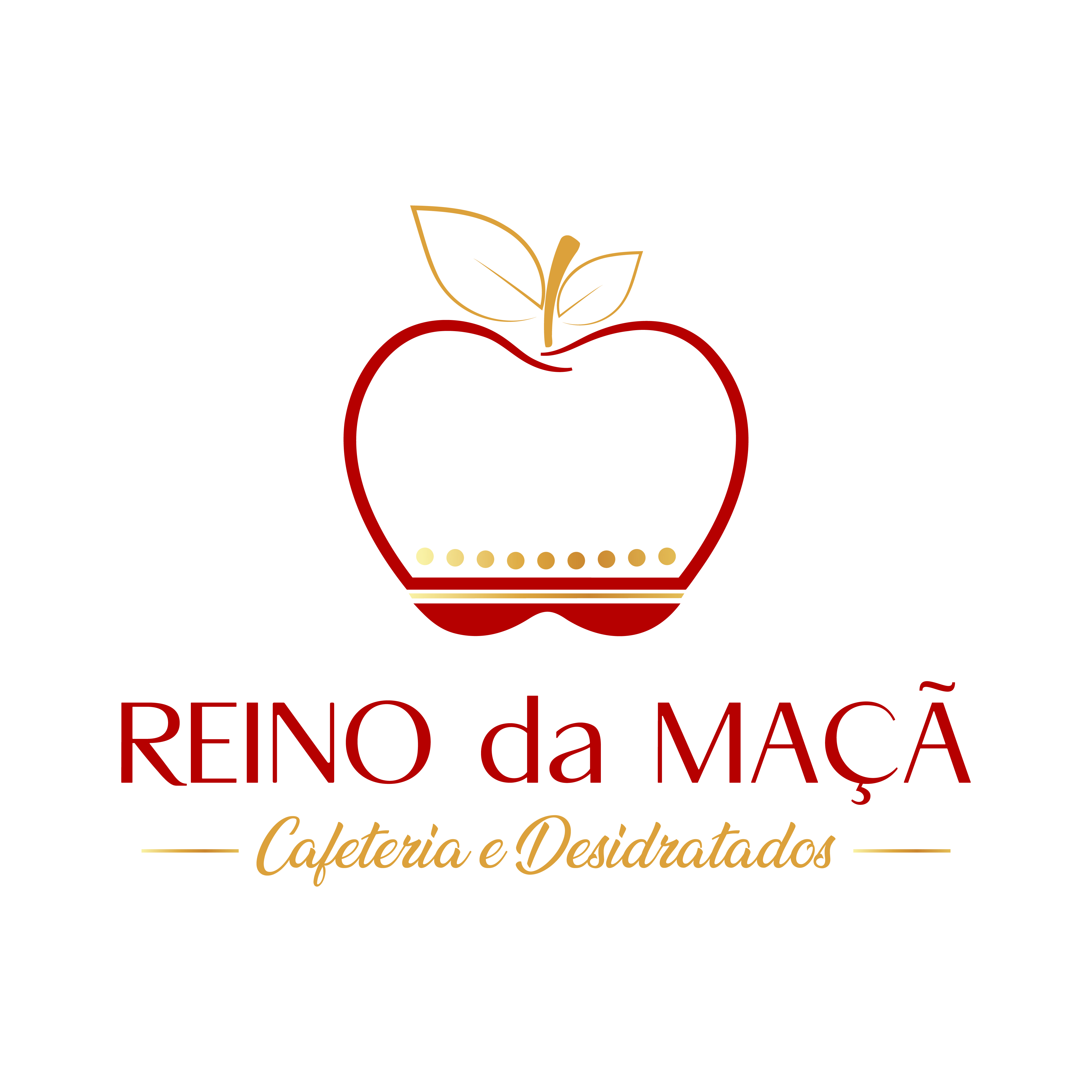 Logo Reino da Maçã - Cafeteria e Desidratados