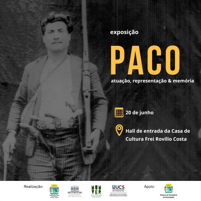 Exposição Paco: atuação, representação & memória.